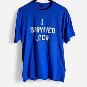 Screen Stars Men's Blue T-shirt